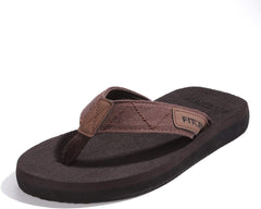 FITORY Men's Flip-Flops, Thongs Sandals Comfort Slippers for Beach