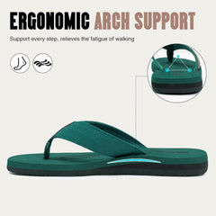 FITORY Men's Flip-Flops, Thongs Sandals Comfort Slippers for Beach