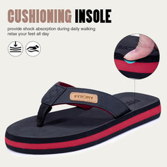 FITORY Men's Flip-Flops, Thongs Sandals Comfort Slippers for Beach