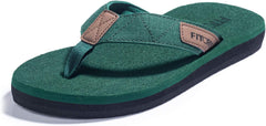 FITORY Men's Flip-Flops, Thongs Sandals Comfort Slippers for Beach