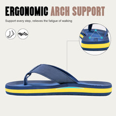 FITORY Men's Flip-Flops, Thongs Sandals Comfort Slippers for Beach
