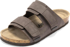 FITORY Mens Classic Sandals with Two Straps Beach Slides for Summer Size 7-13.5